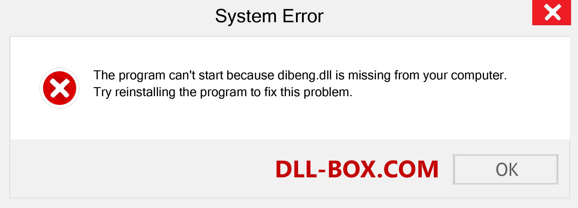  dibeng.dll file is missing?. Download for Windows 7, 8, 10 - Fix  dibeng dll Missing Error on Windows, photos, images